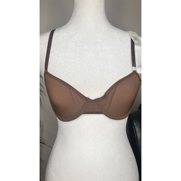 Aerie Smoothez Balconette Bra 36B Brown - Picture 5 of 6